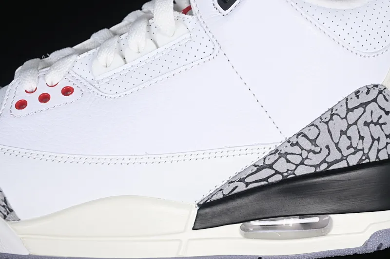 All categories Air Jordan Jordan series basketball shoes Air Jordan 3 GX foreign trade version Air Jordan 3 "White Cement Reimagined" AJ3 Joe 3 new white cement replica basketball shoes DN3707-100